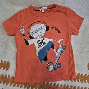Little Marc Jacobs Orange Skater Tee